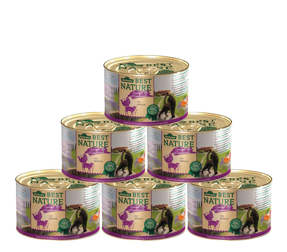 Dehner Premium Adult Nassfutter Lachs 6x400 g getreidefrei