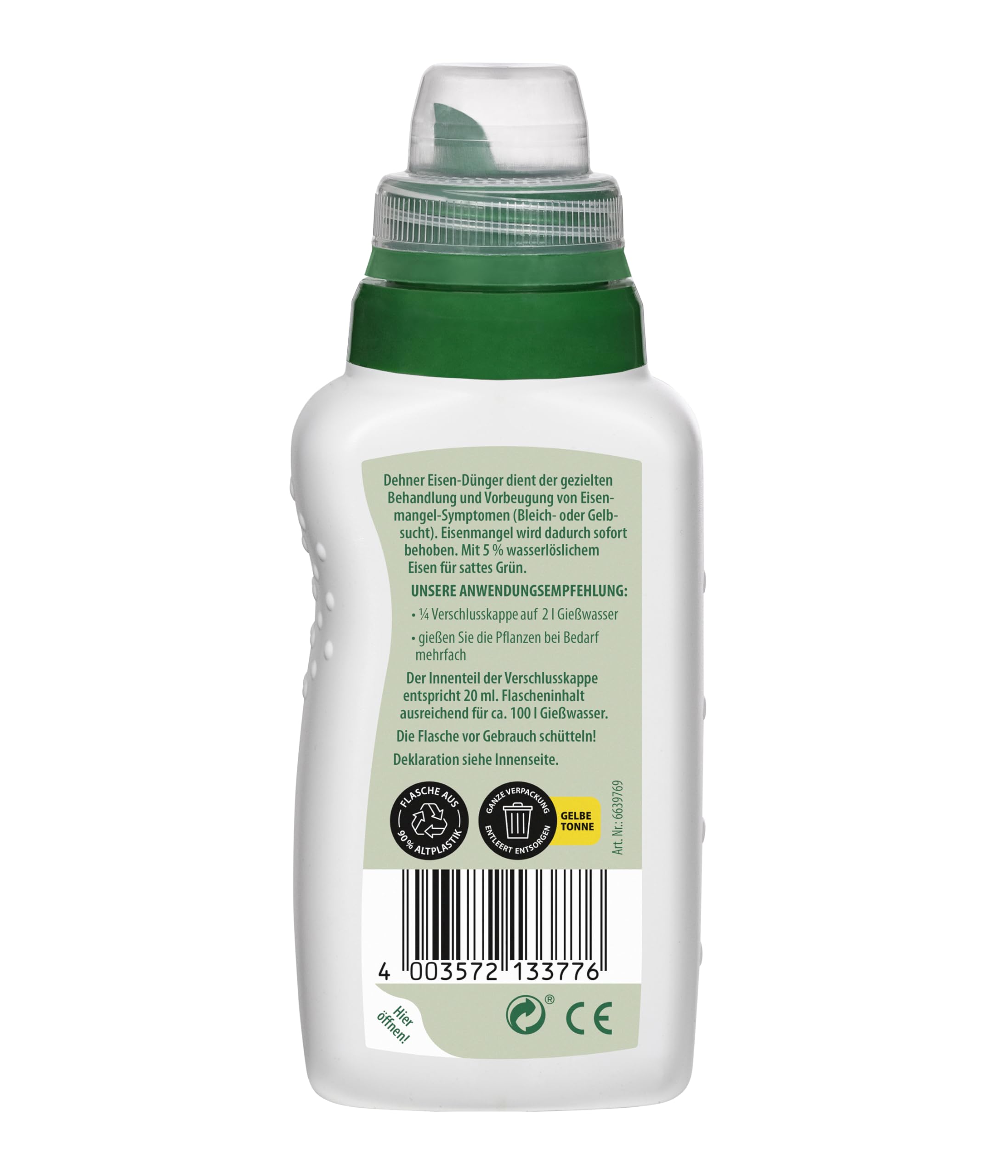 Dehner Premium Eisendünger flüssig 2x250 ml gegen Gelbfärbung