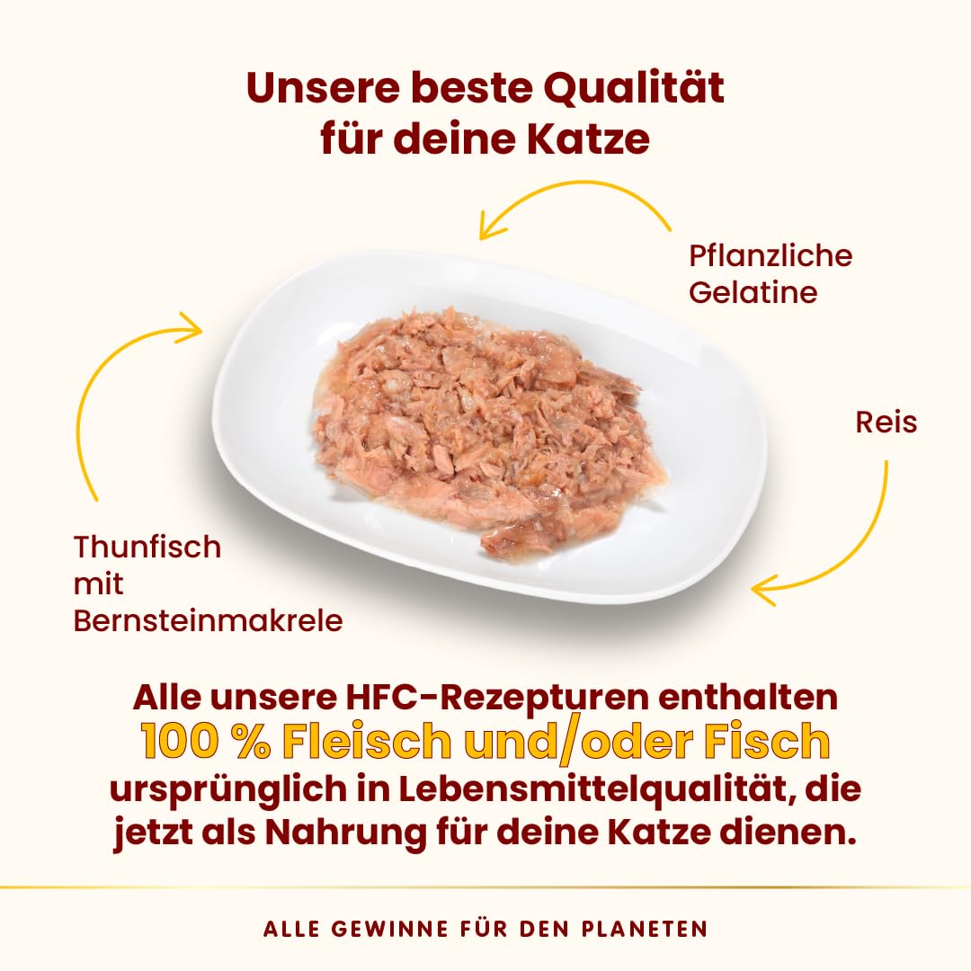 Almo Nature HFC Jelly Nassfutter Thunfisch Makrele 70g 24er