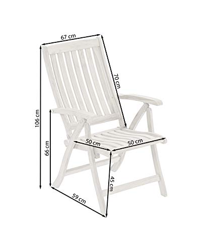 Dehner Fine Nature Havanna Klappsessel natur Teak