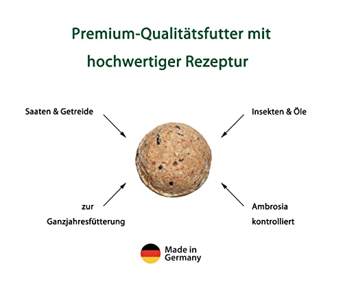 Dehner Natura Insekten-Knödel Wildvogelfutter 100 Stück