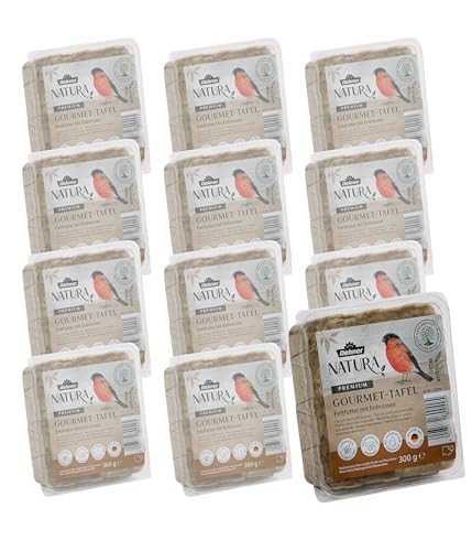 Dehner Natura Wildvogelfutter-Tafeln Erdnuss 12x300g Fett
