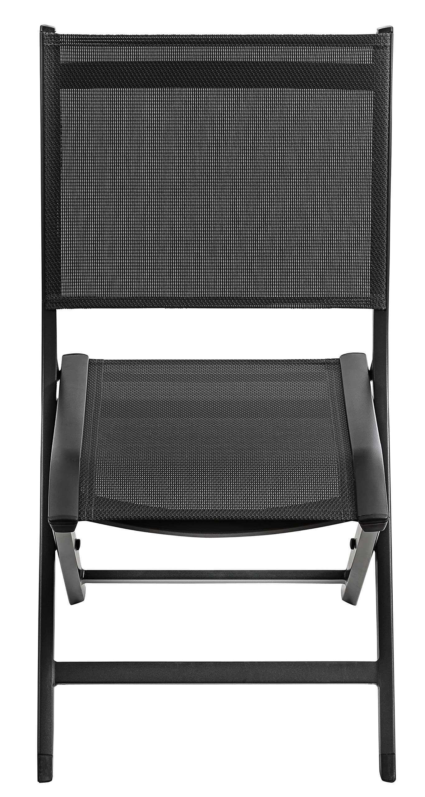 Dehner Chicago Klappstuhl schwarz Textilene