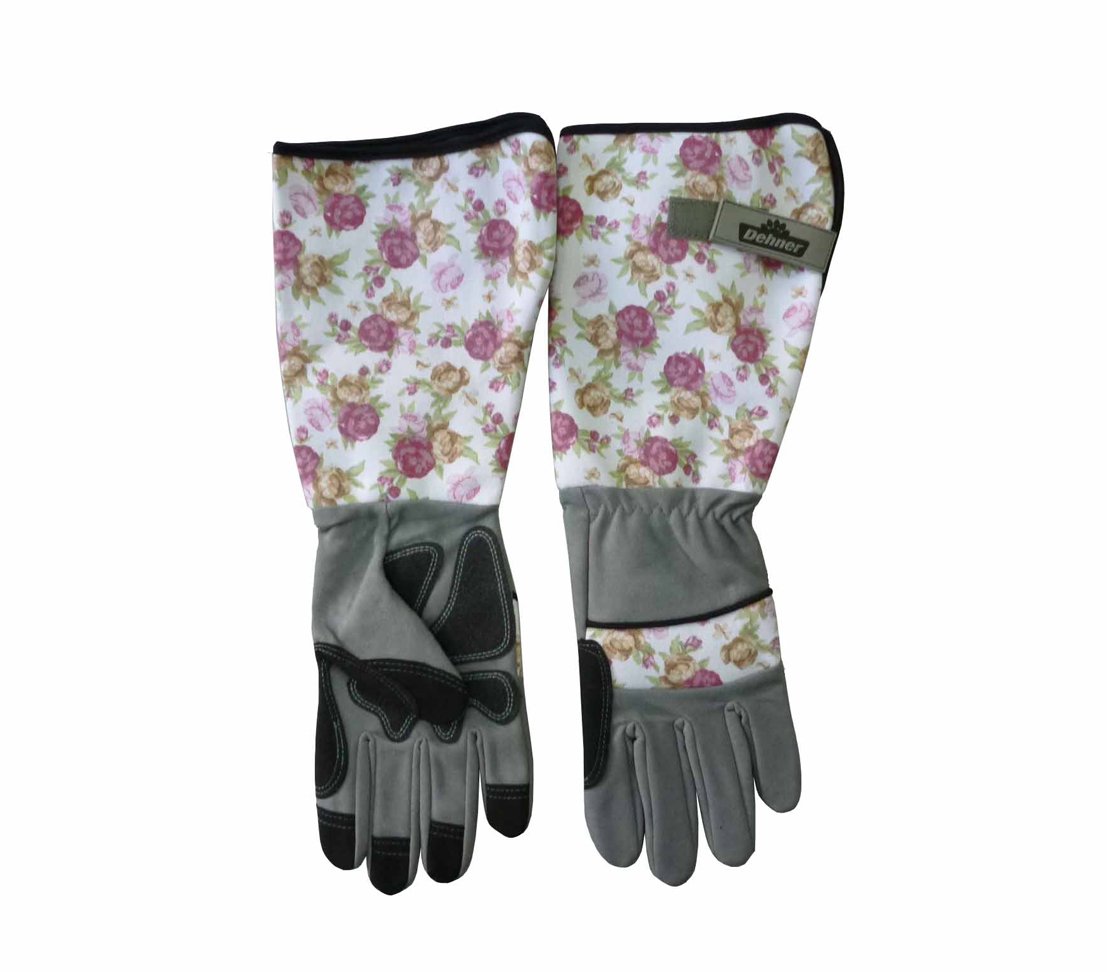 Dehner Rosenhandschuh Gartenhandschuh Set Gr. 8/M pink stichfest