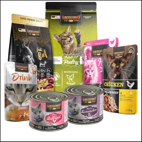LEONARDO Kennenlernpaket Trocken+Nassfutter 7 Sorten