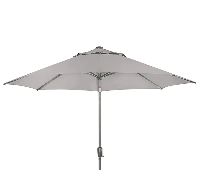 Dehner Milos Sonnenschirm beige Ø 300 cm Polyester