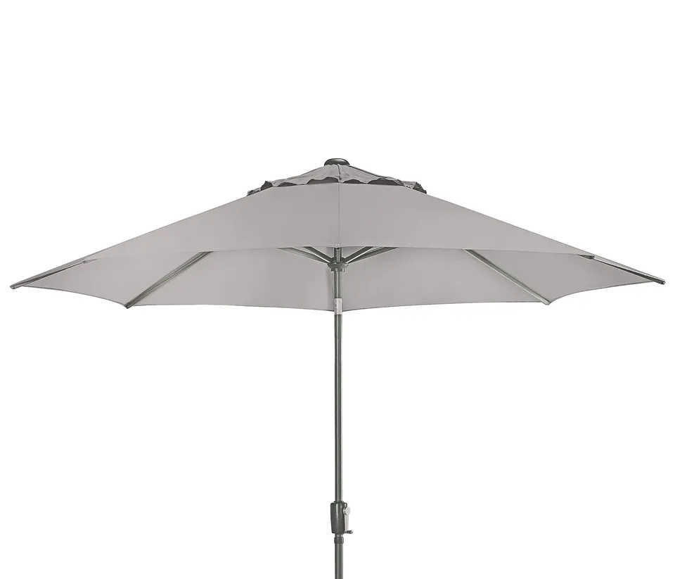 Dehner Milos Sonnenschirm beige Ø 300 cm Polyester