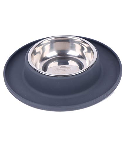 Dehner Premium Lovely Clean Bowl Hundenapf 350ml grau