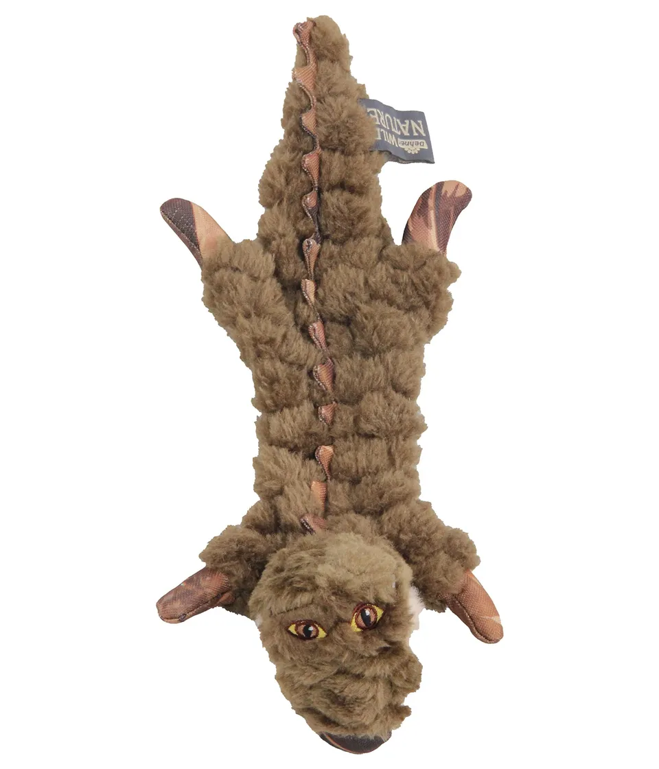 Dehner Wild Nature Hundespielzeug Camo Crocodile mit Quietscher