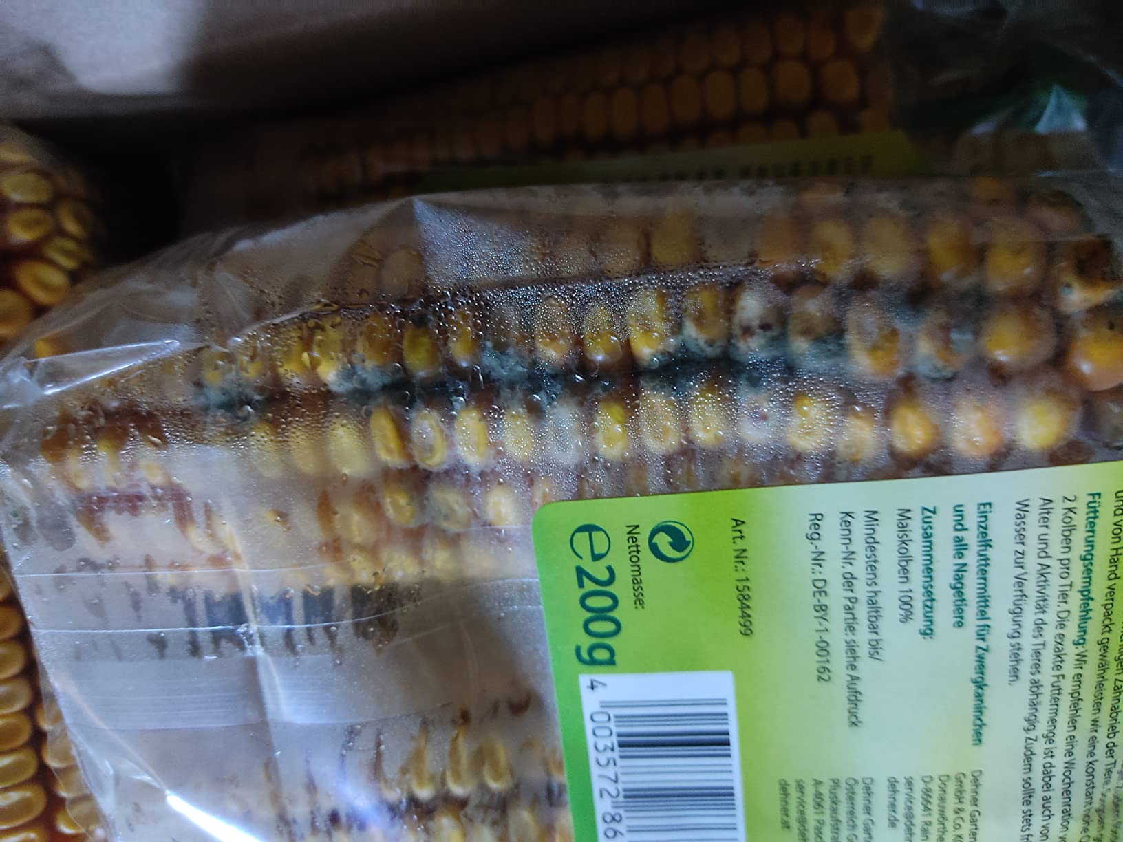 Dehner Lieblinge Maiskolben Nagersnack 7x200g naturbelassen