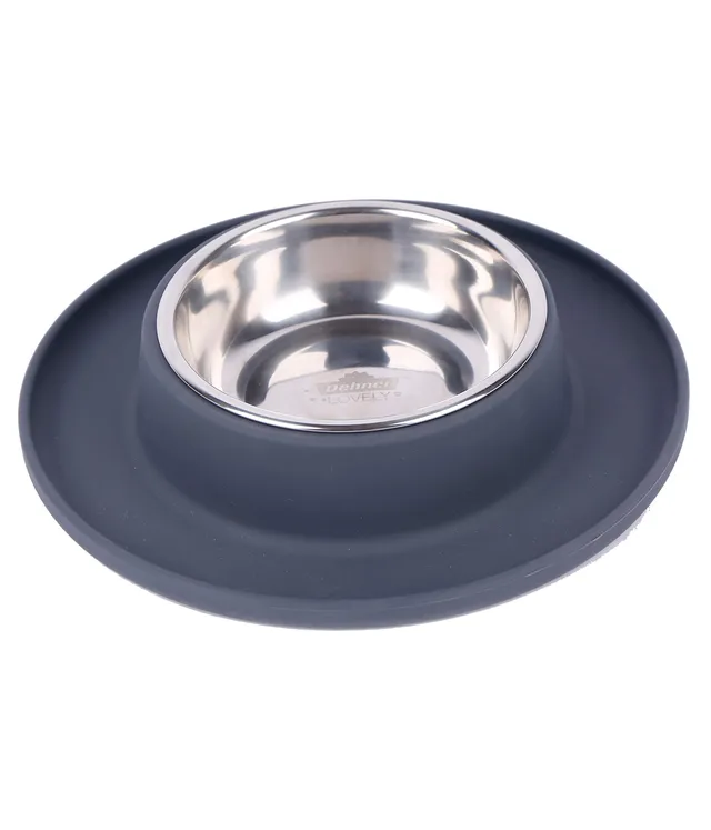 Dehner Premium Lovely Clean Bowl Hundenapf 350ml grau