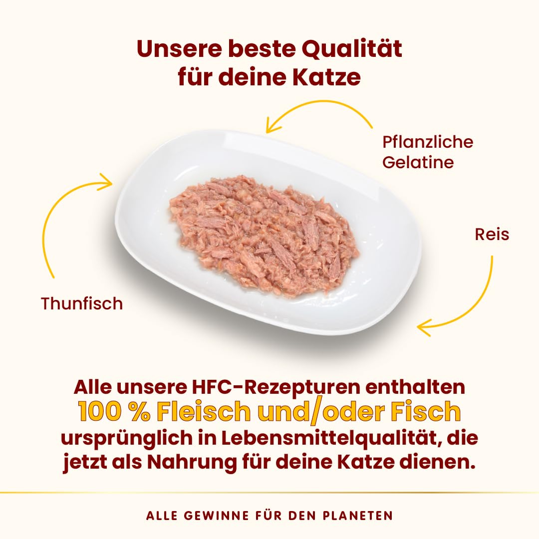 Almo Nature HFC Jelly Nassfutter Thunfisch 70g Monoprotein
