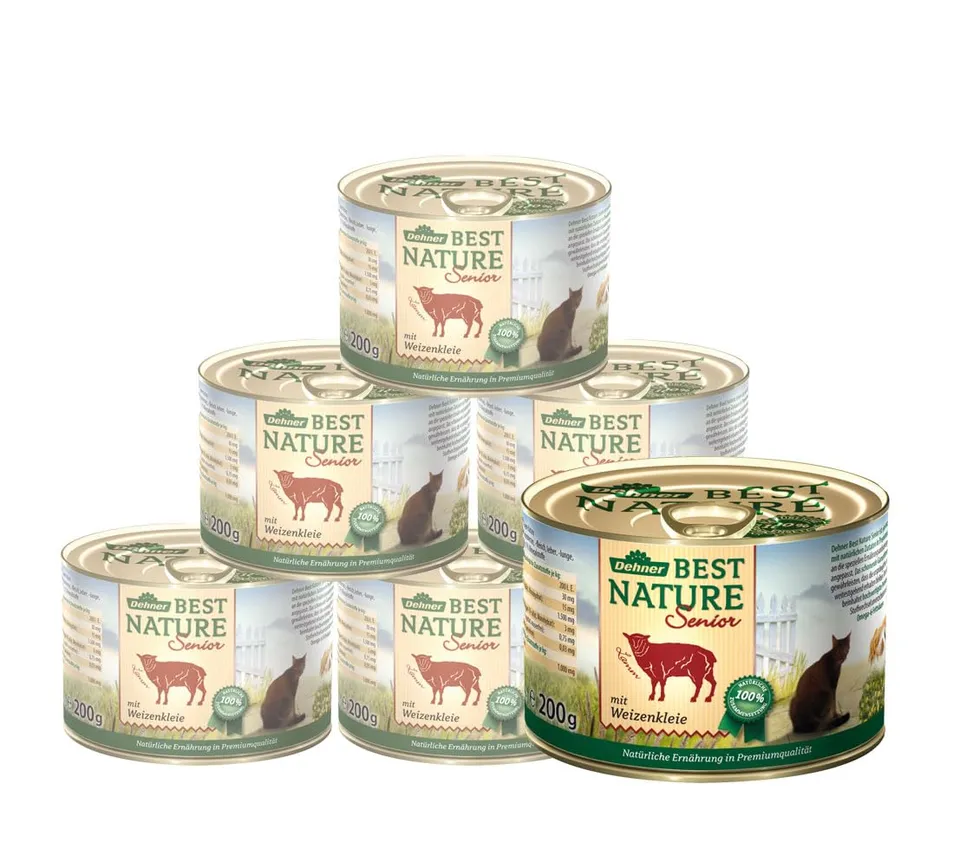 Dehner Best Nature Senior Nassfutter Lamm 6x200 g