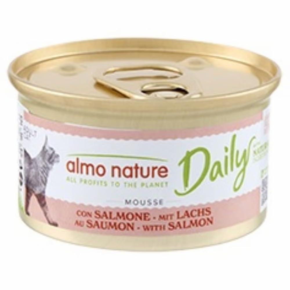 Almo Nature Daily Mousse Nassfutter Katze 24x85g Kaninchen glutenfrei