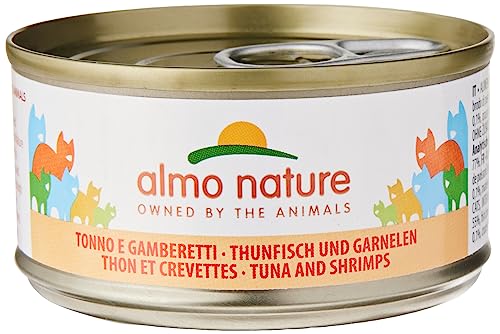 Almo Nature HFC Natural Nassfutter Thunfisch Garnelen 6x70g