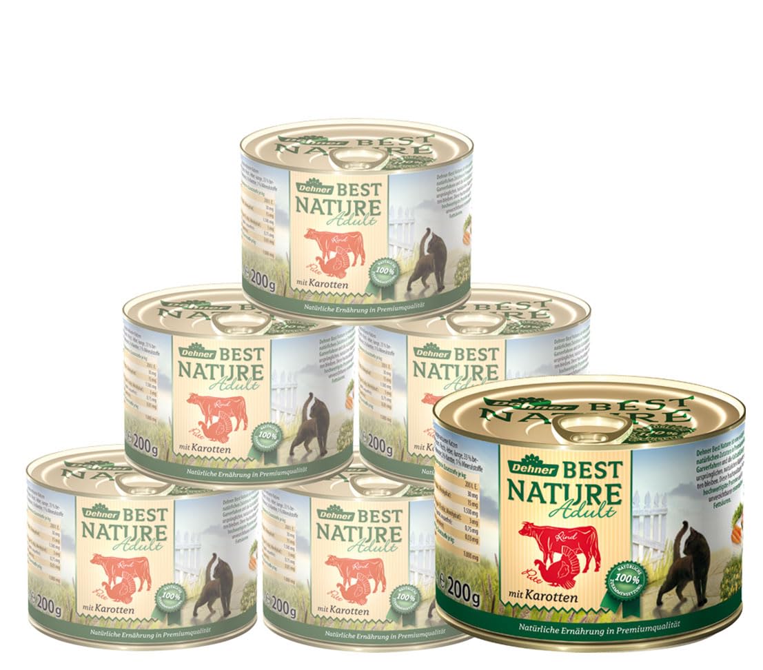Dehner Best Nature Nassfutter Geflügel 6x400g Adult