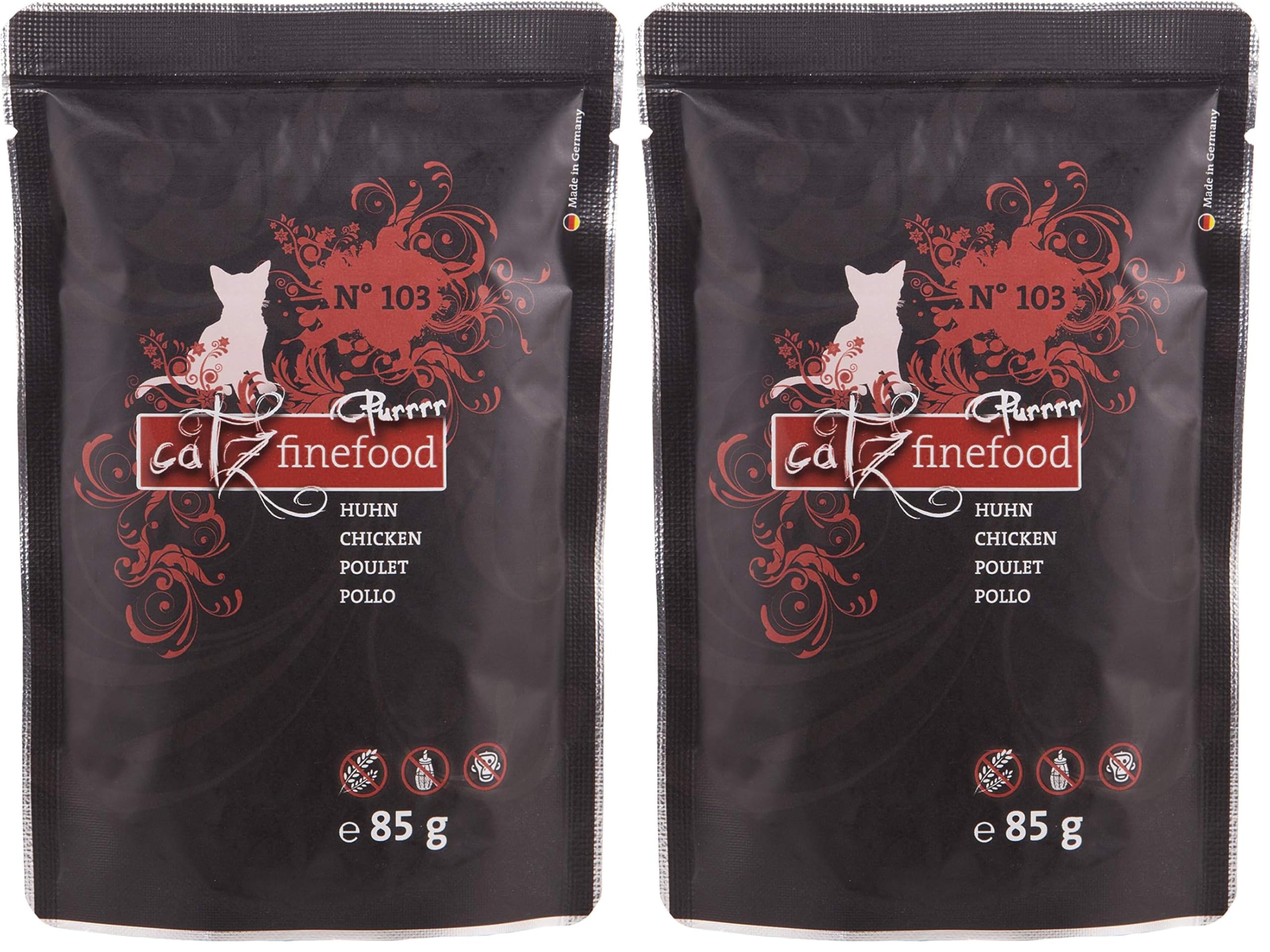 catz finefood Purrrr N°103 Nassfutter Huhn 85g getreidefrei