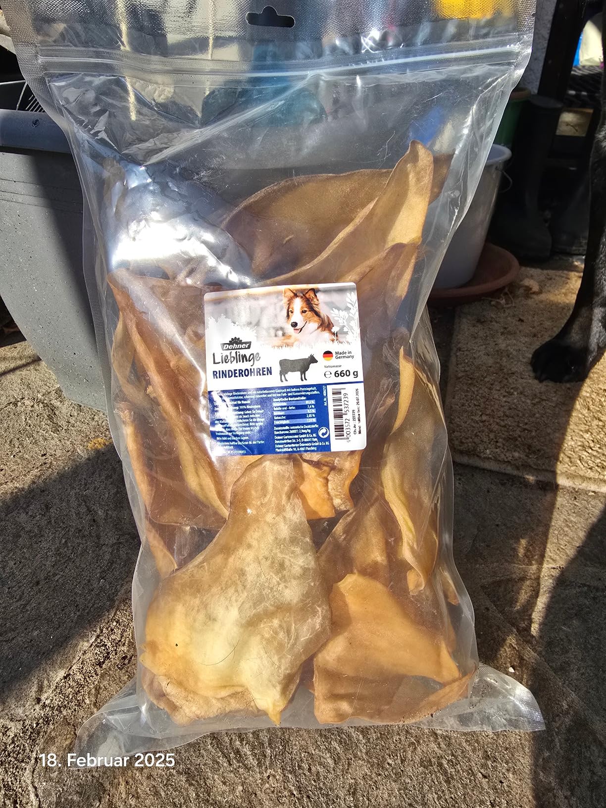 Dehner Lieblinge Rinderohren Hundesnack 660 g
