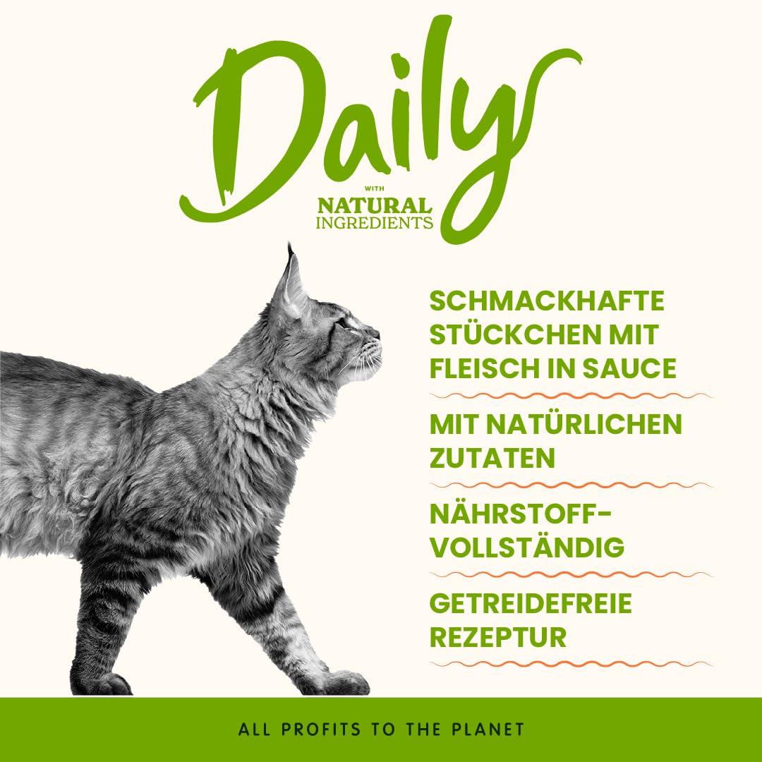 Almo Nature Daily Rind Nassfutter Katze 24x85g getreidefrei