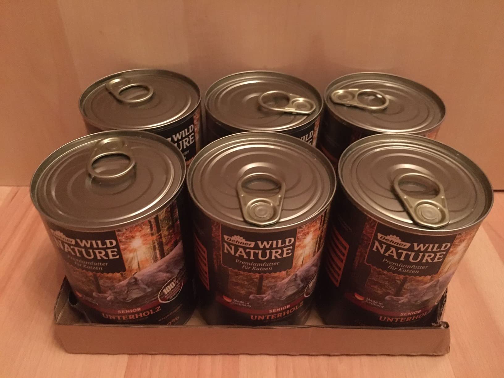 Dehner Wild Nature Unterholz Senior Nassfutter Wild 6x200g