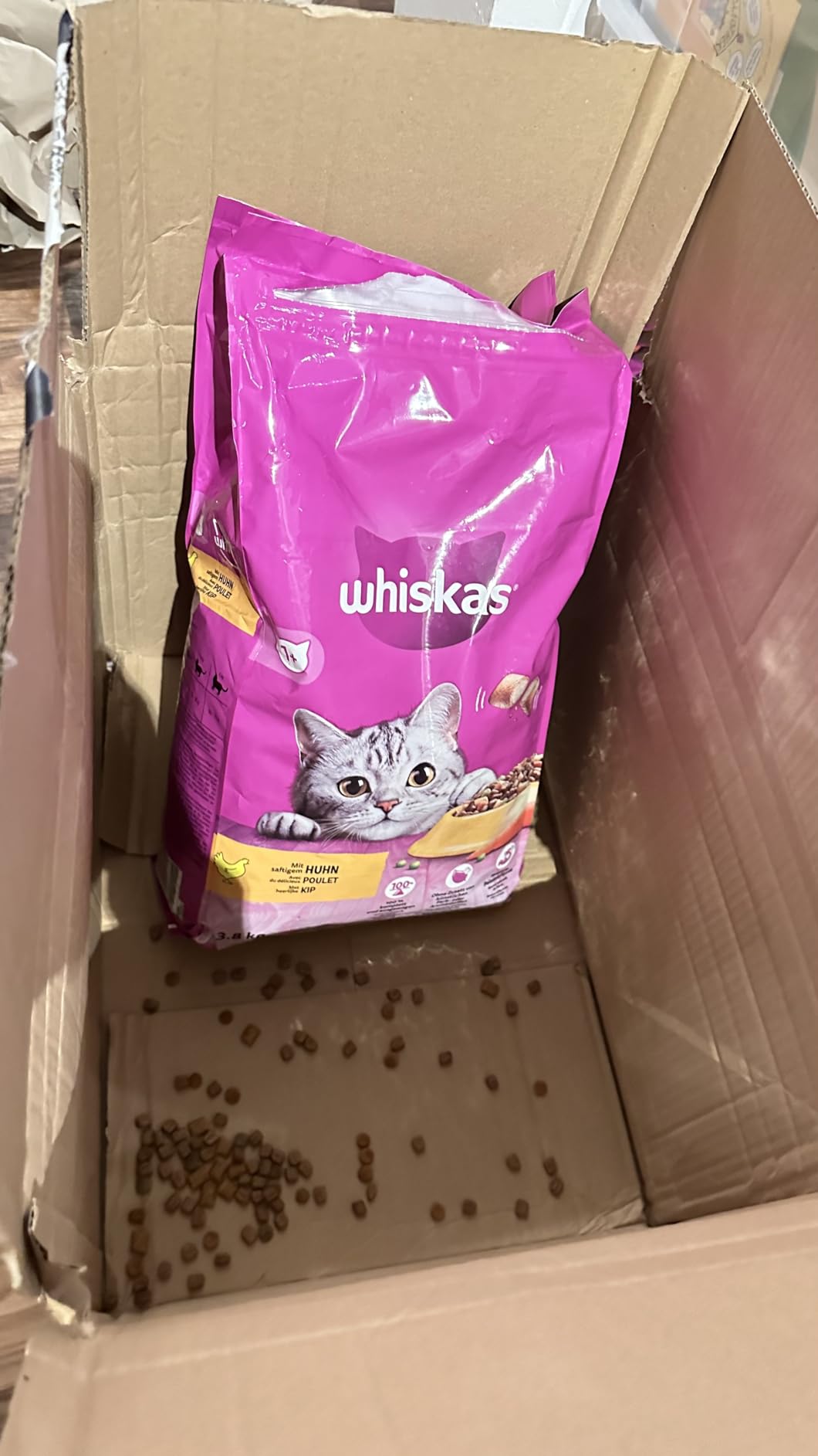 Whiskas Classic Trockenfutter Huhn 3,8kg knusprig
