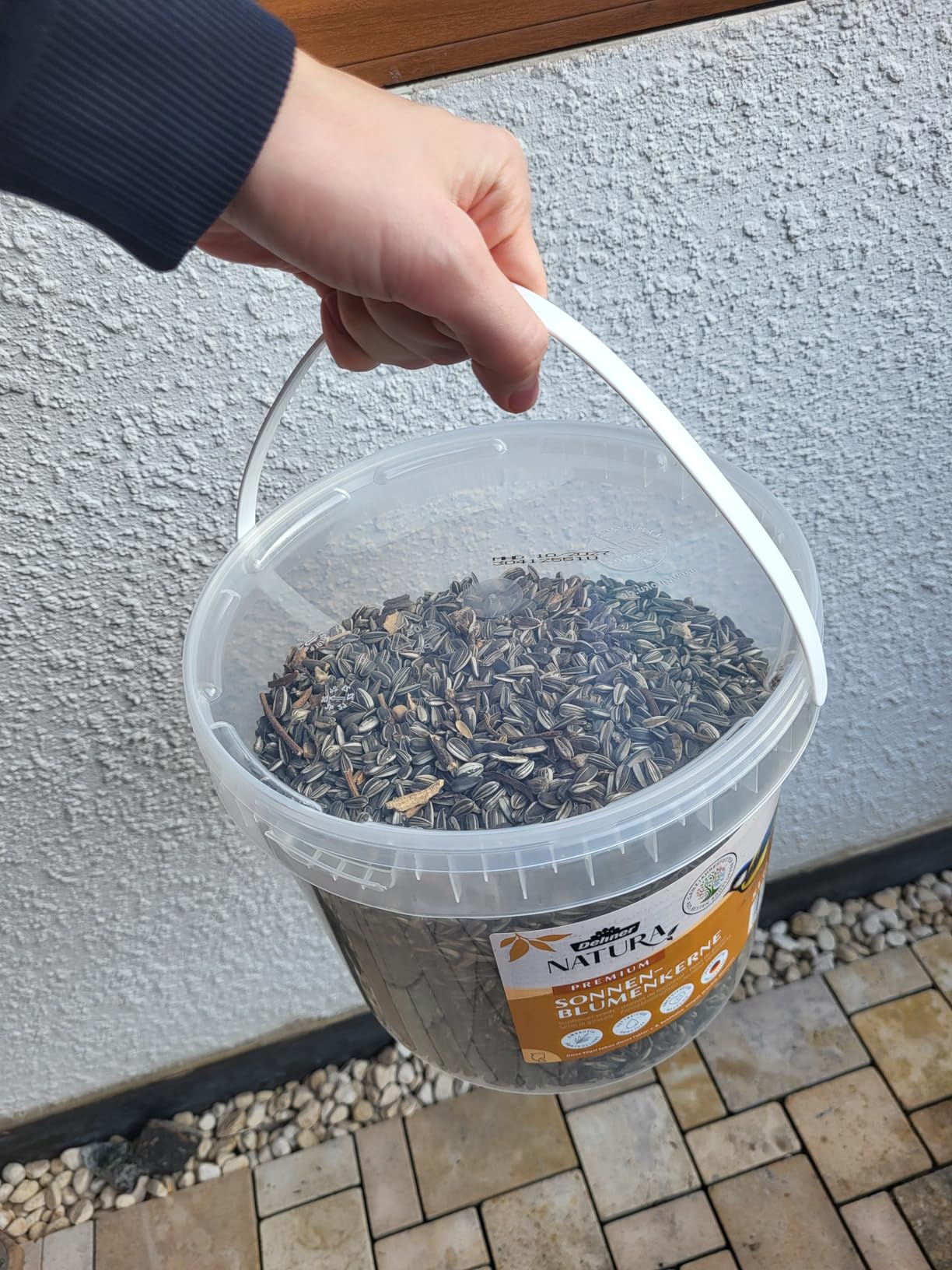 Dehner Natura Premium Sonnenblumenkerne Wildvogelfutter 2,2 kg