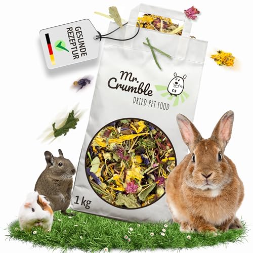 Mr. Crumble Sonnentraum Nagerfutter 1kg Blüten Kräuter
