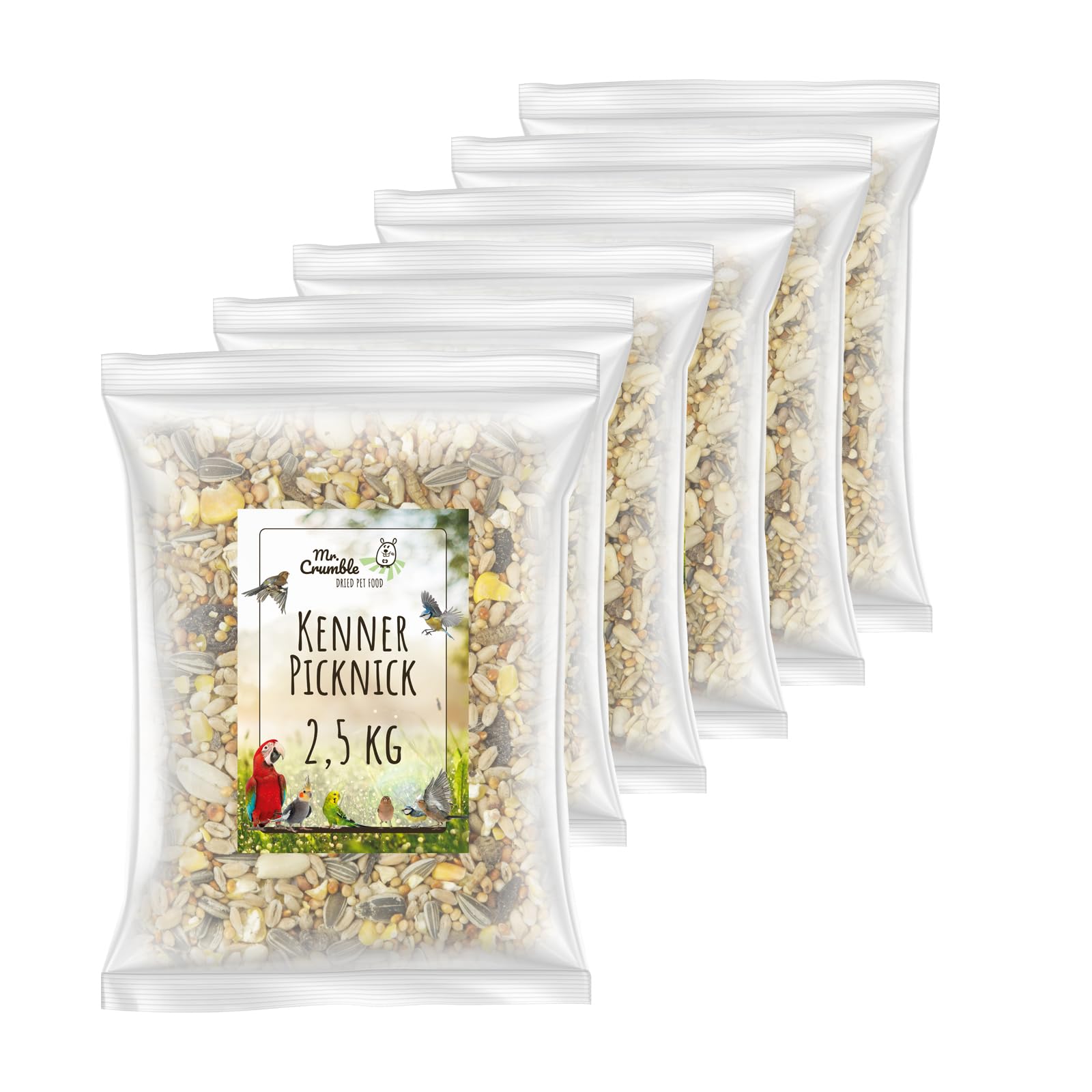 Mr. Crumble Kenner-Picknick Vogelfutter 2,5kg mit Insekten
