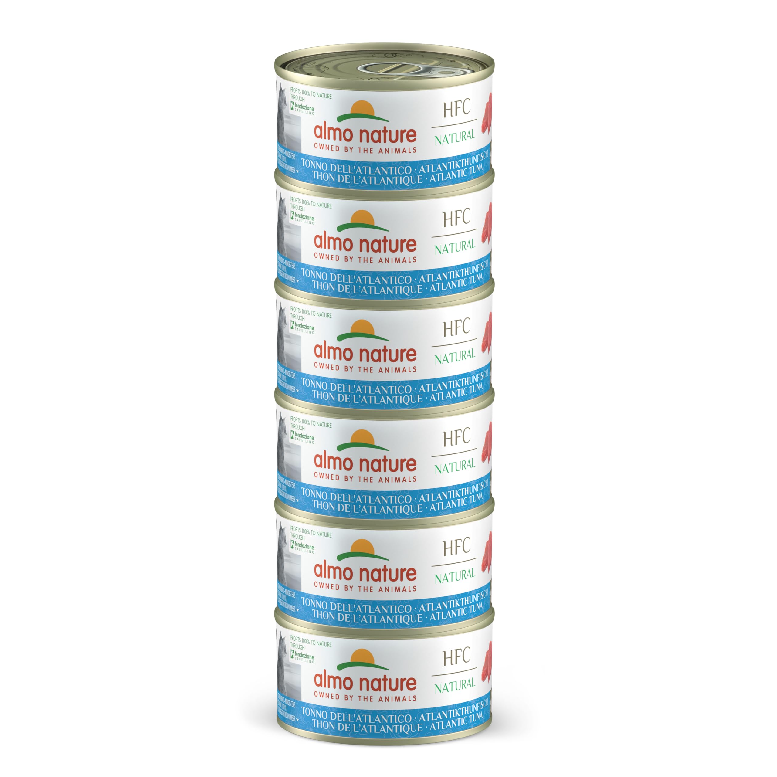 Almo Nature HFC Natural Nassfutter Thunfisch 6x70g Monoprotein