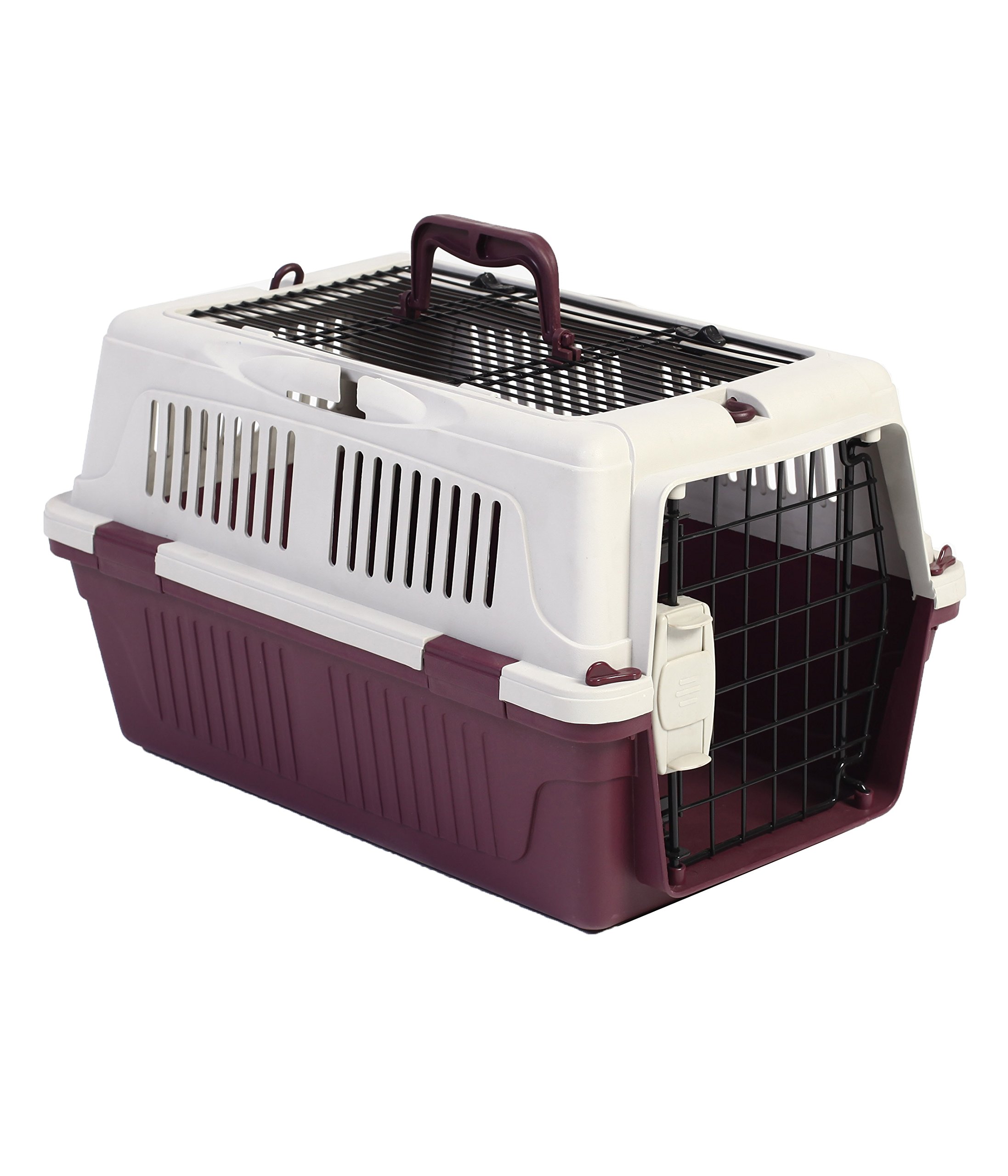 Dehner Lieblinge Robbi Transportbox 57x37x35 rot grau