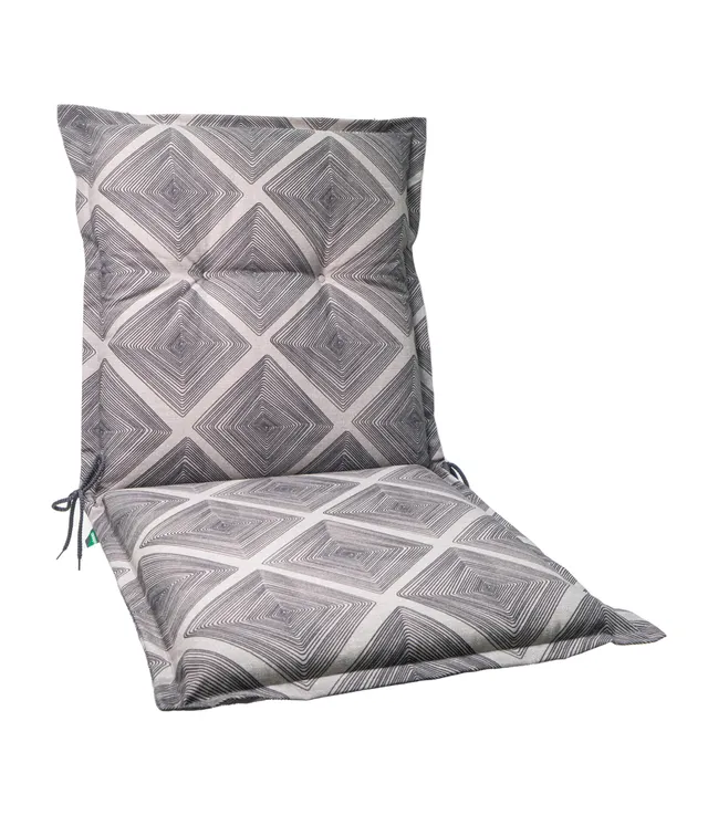 Dehner Molise Niederlehnerpolster Stuhlkissen taupe 50cm