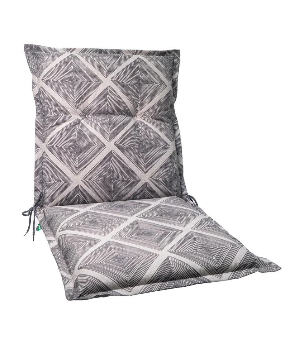 Dehner Molise Niederlehnerpolster Stuhlkissen taupe 50cm