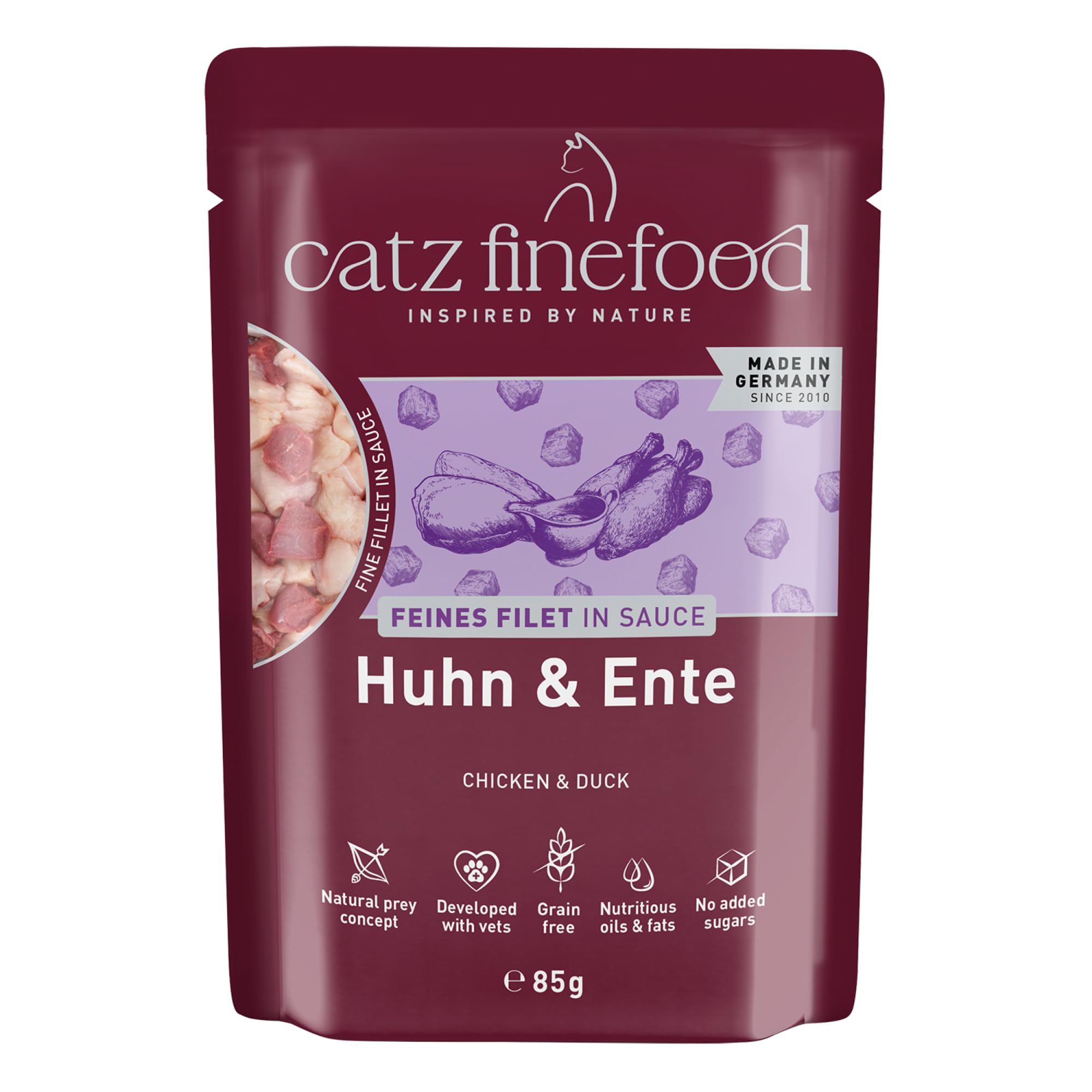 catz finefood Filets Nassfutter Mix Jelly 6x85g getreidefrei