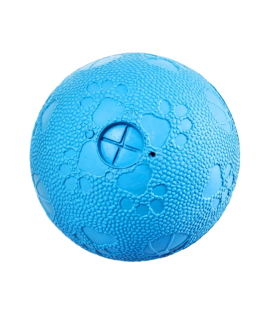 Dehner Lieblinge Chewie Snackball blau Ø 11 cm Gummi