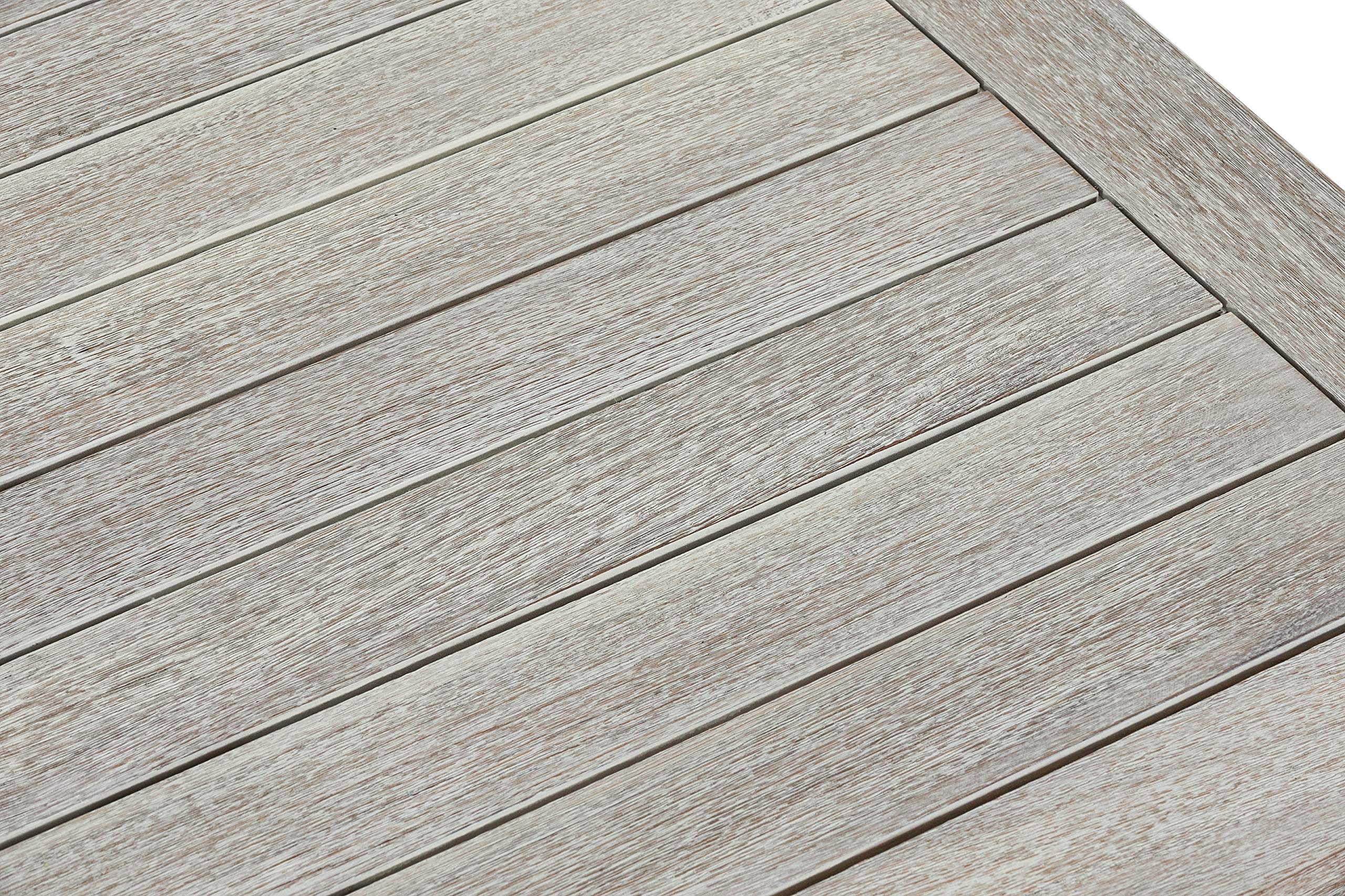 Dehner Stockholm Gartentisch Akazie grau 170cm