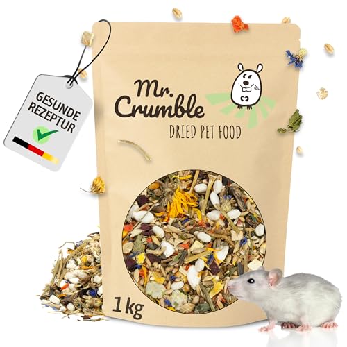 Mr. Crumble Ratten-Futter Rattenfutter ohne Pellets 1000g