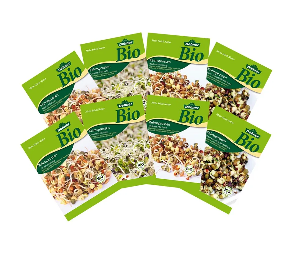 Dehner Premium Lovely Bio Keimsprossen Saatgut 8 Sorten