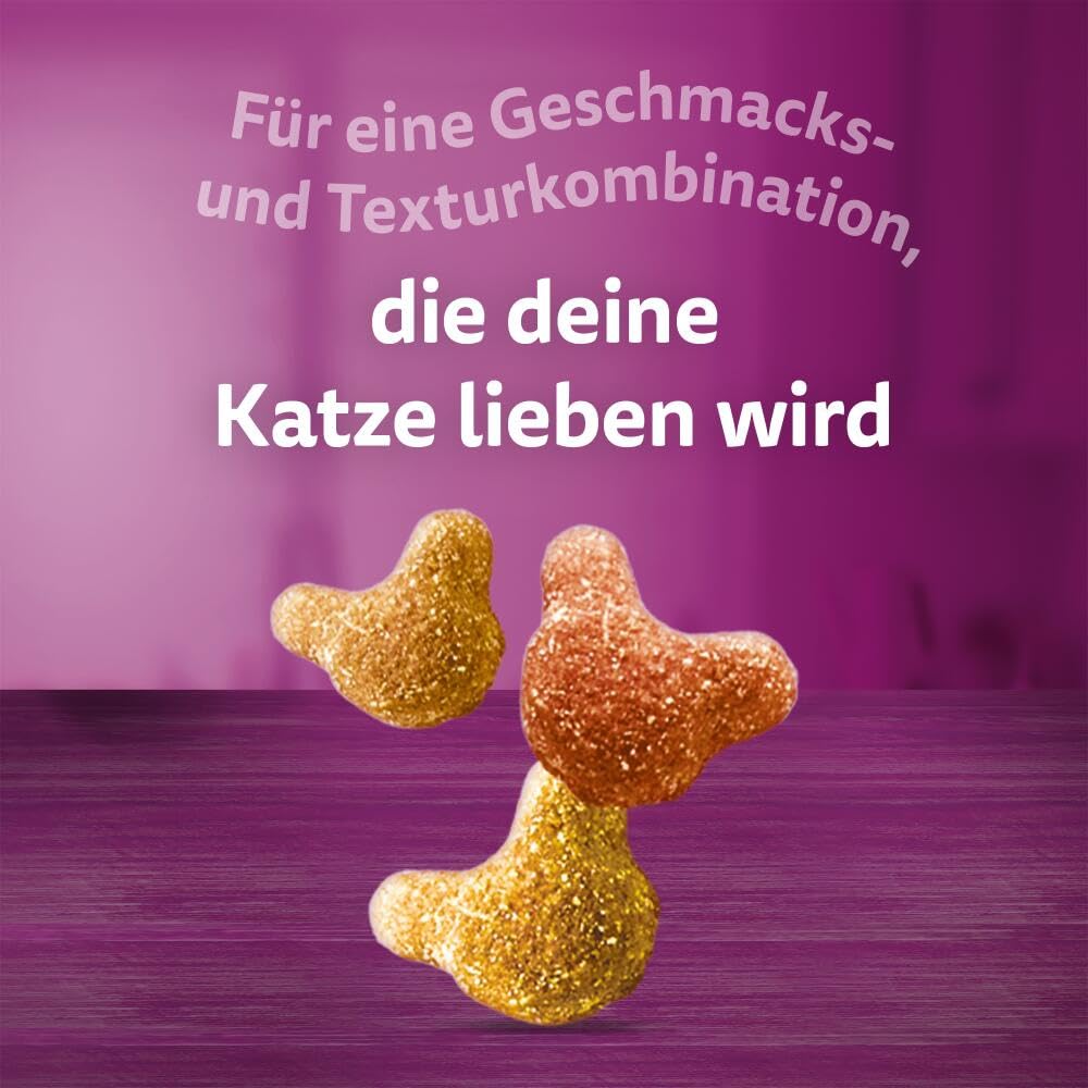 Whiskas Crunch Katzensnacks Huhn Pute Ente 6x100g knusprig