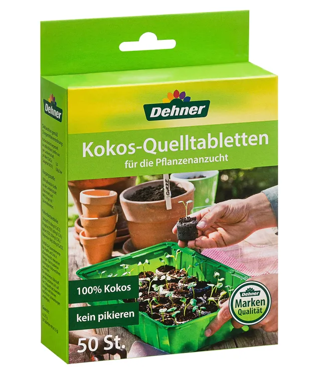 Dehner Kokos-Quelltabletten 38 mm 50 Stück