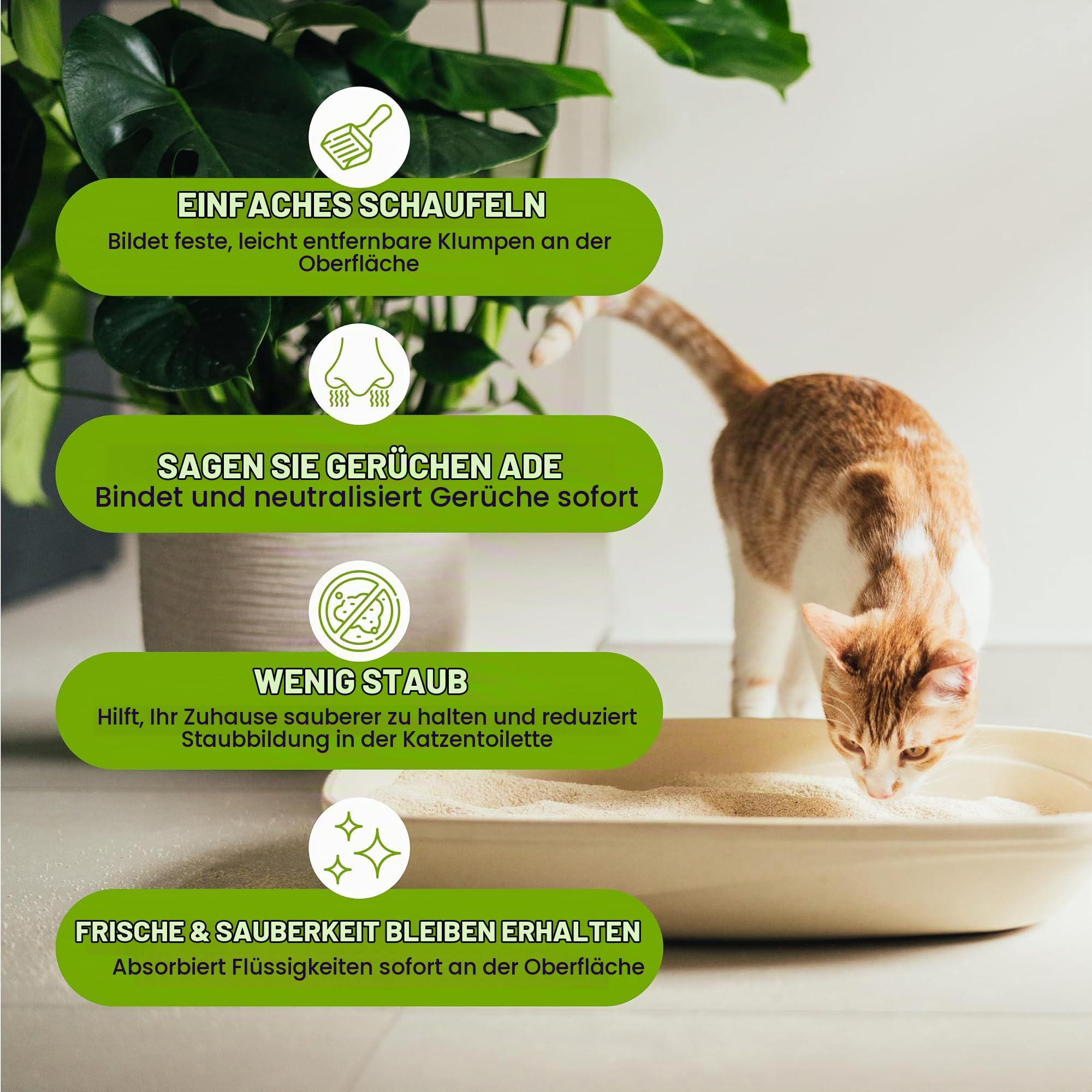 Almo Nature CatLitter Klumpstreu 2,27kg pflanzlich