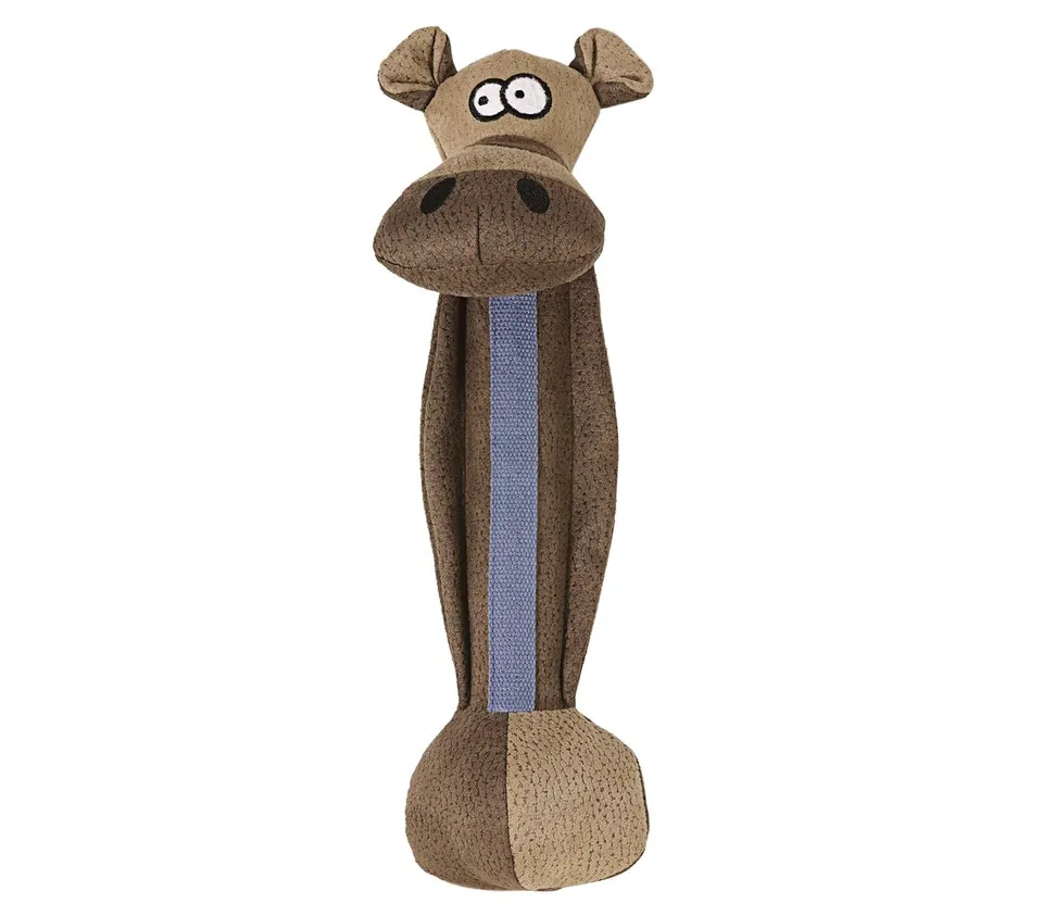 Dehner Strong Bull Hundespielzeug Quietscher 35x11 Polyester