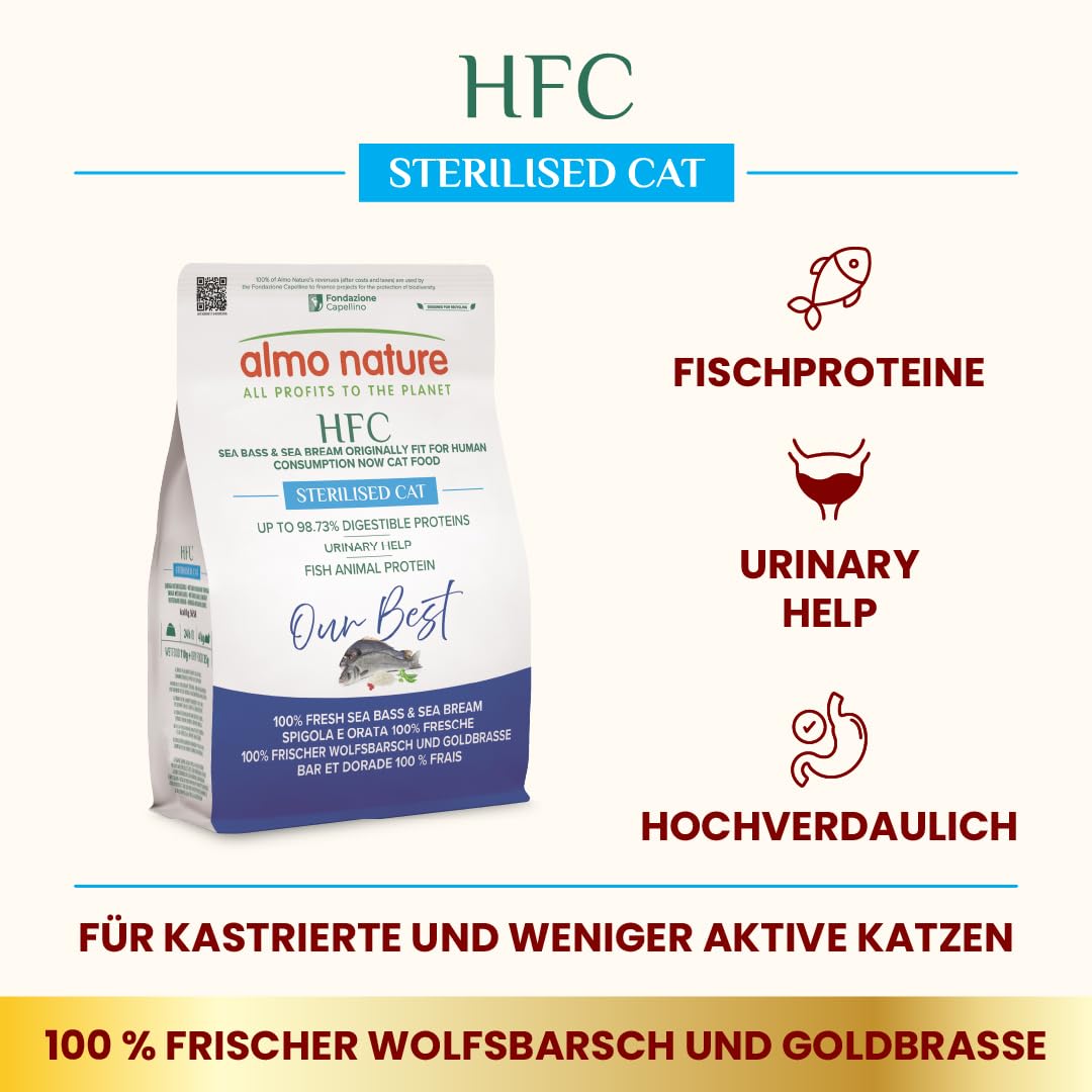 Almo Nature HFC Our Best Sterilized Trockenfutter 300g Fisch