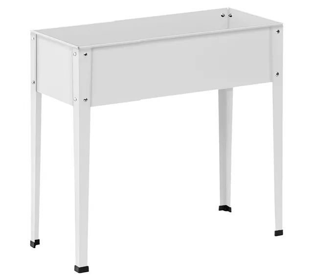 Dehner Münster 1 Hochbeet 60x30 cm 80 cm weiß Metall