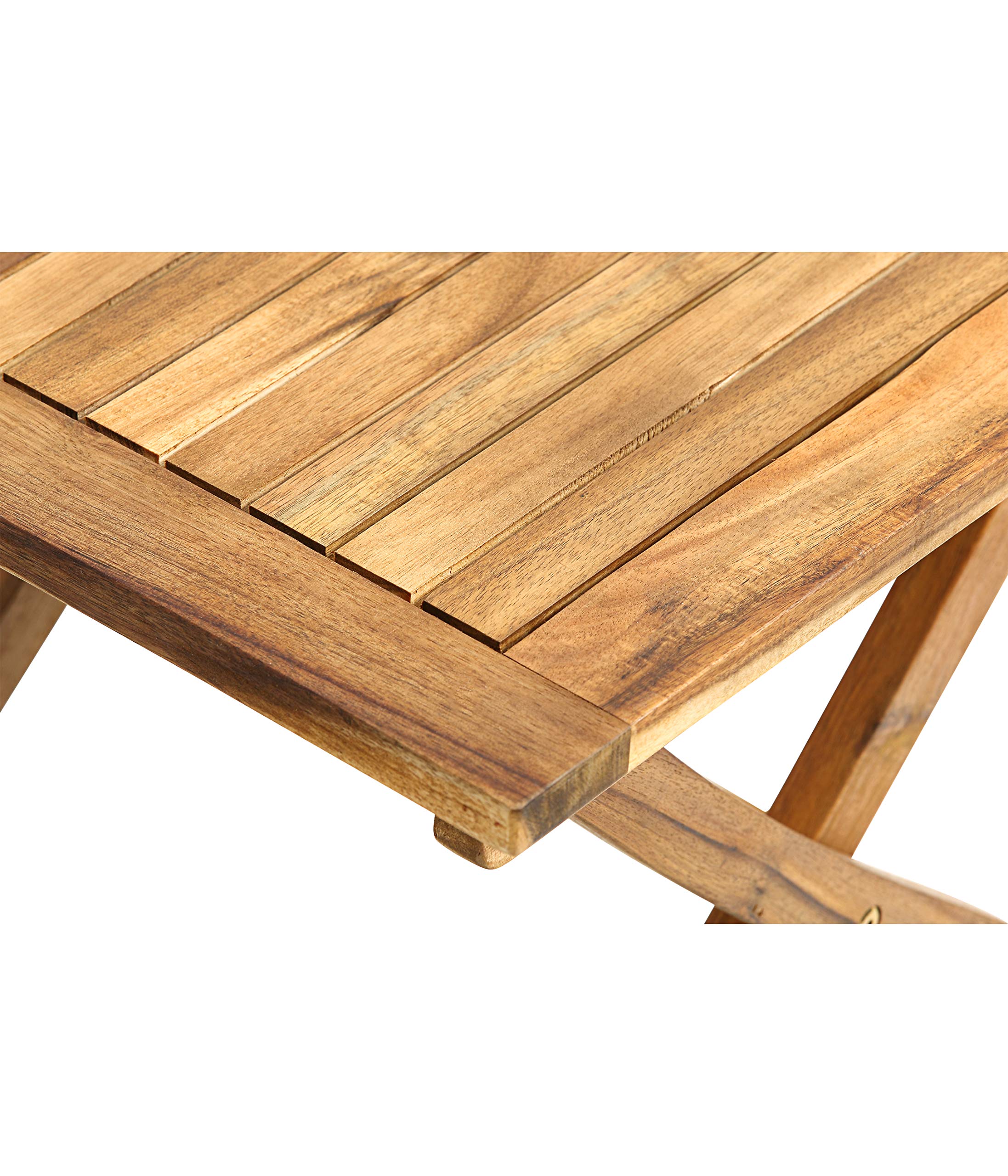 Dehner Macao Klapptisch 50x50 natur aus Akazienholz