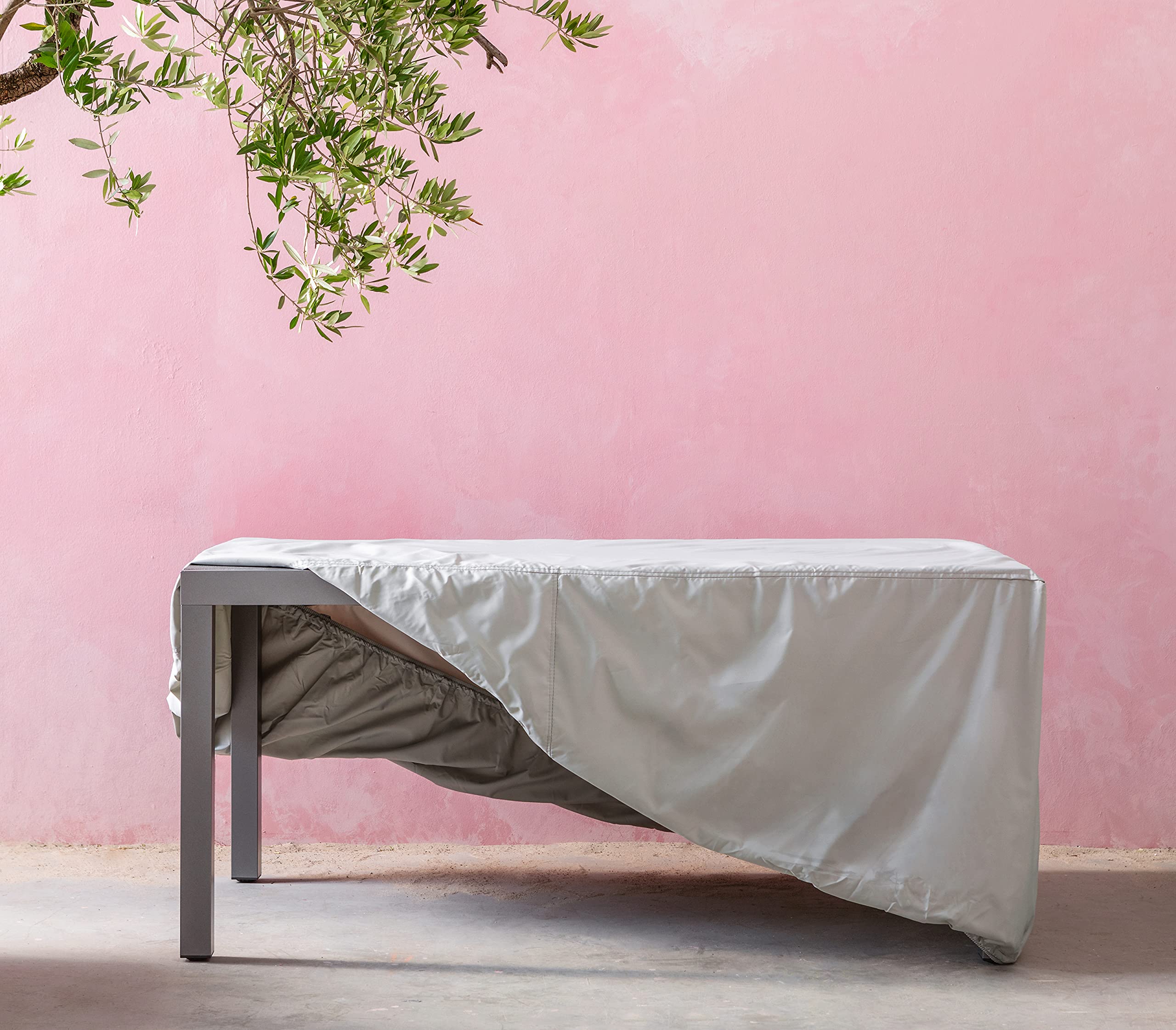 Dehner Premium Lovely Abdeckung Sitzgruppe 185x75x105 grau Polyester