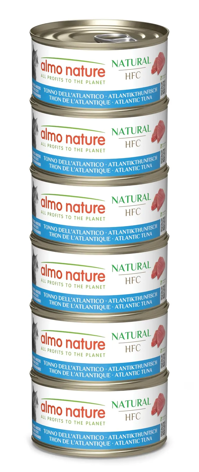Almo Nature HFC Natural Nassfutter Thunfisch 6x70g Monoprotein