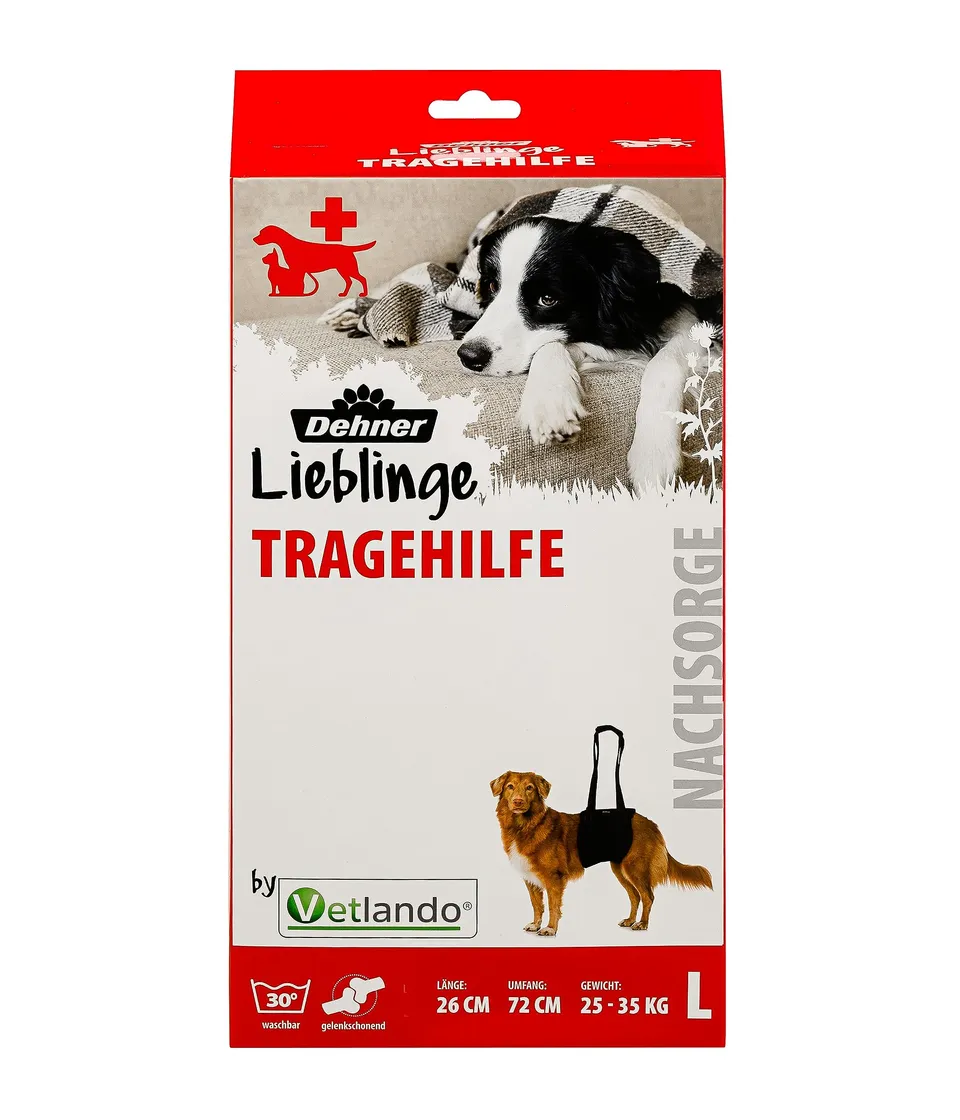 Dehner Lieblinge Tragehilfe Hund L schwarz gelenkschonend