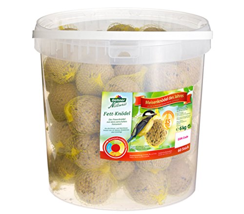 Dehner Natura Meisenknödel Eimer 60 Stück 6 kg mit Netz
