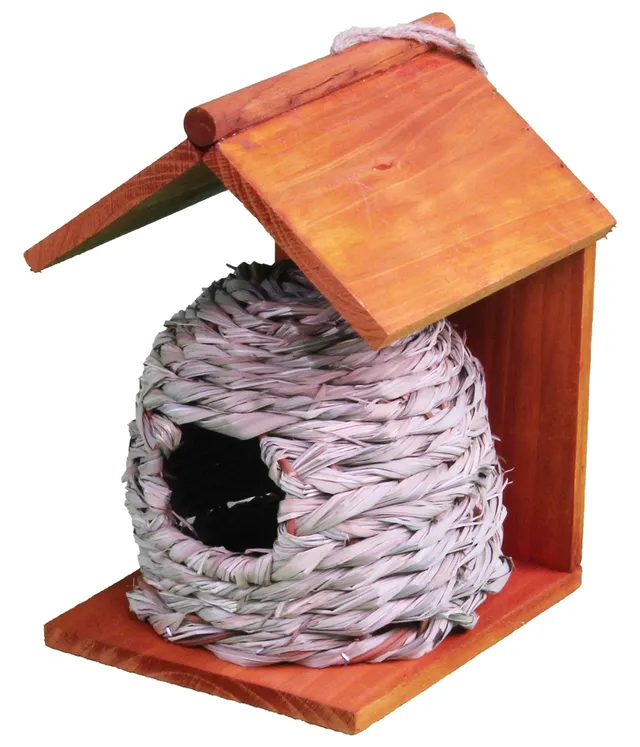 Dehner Natura Brynja Nestbeutel beige-rosé 17cm