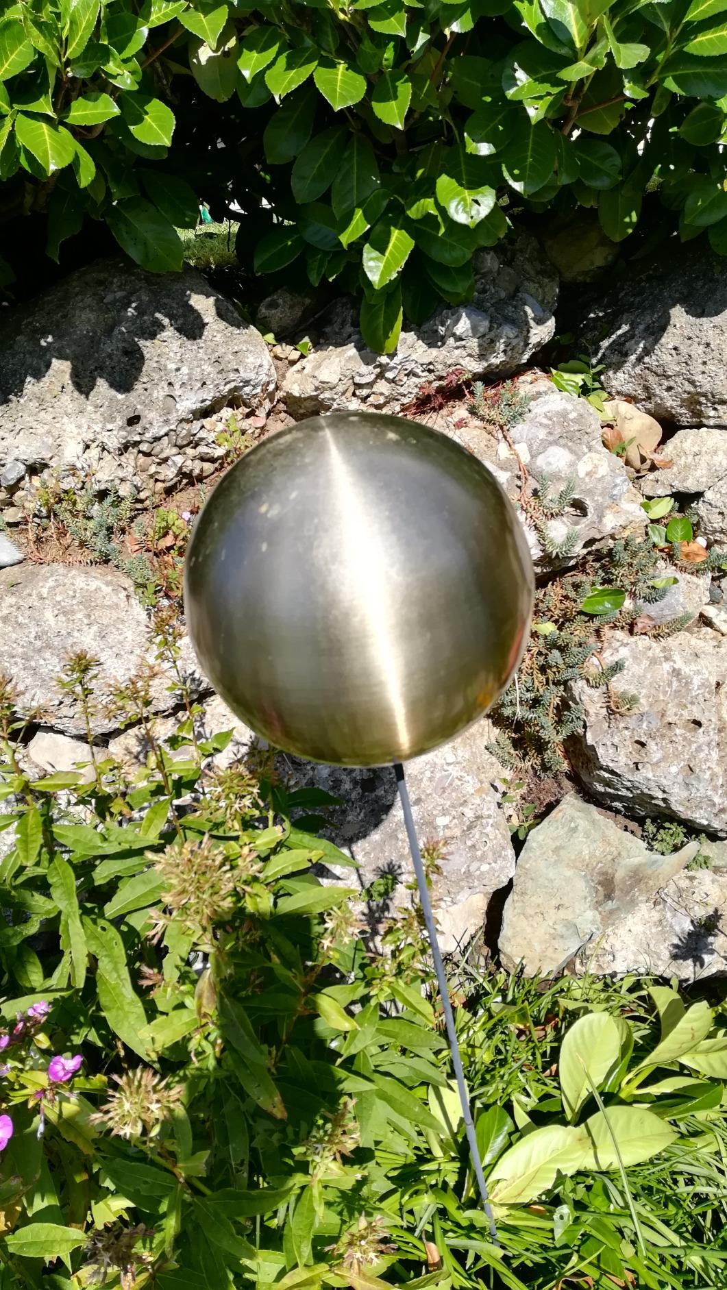 Dehner Edelstahlkugel Kupfer Deko Ø 20cm matt